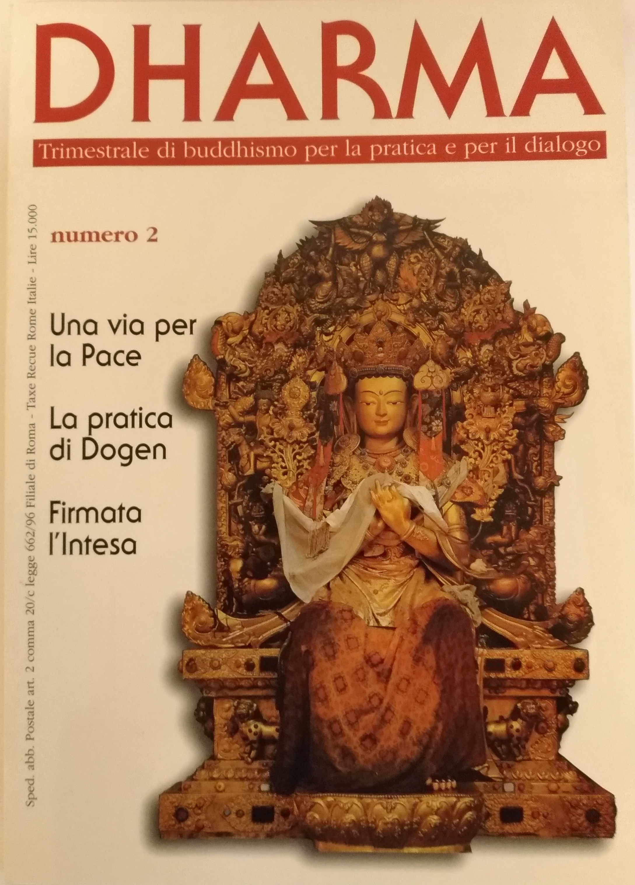 RIVISTA - DHARMA n.2 anno 2, mar 00