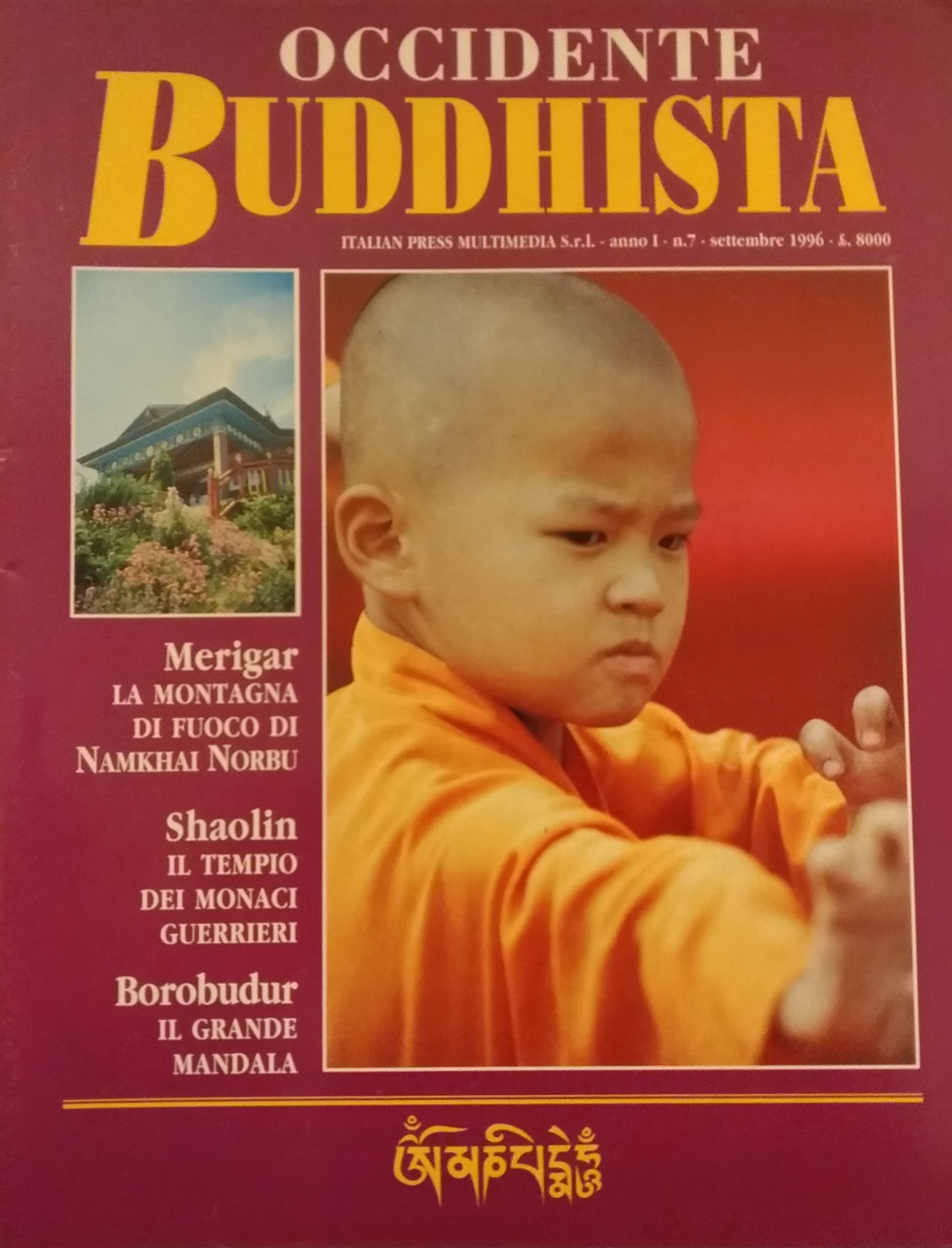 RIVISTA - OCCIDENTE BUDDHISTA n.7 anno 1, set 96