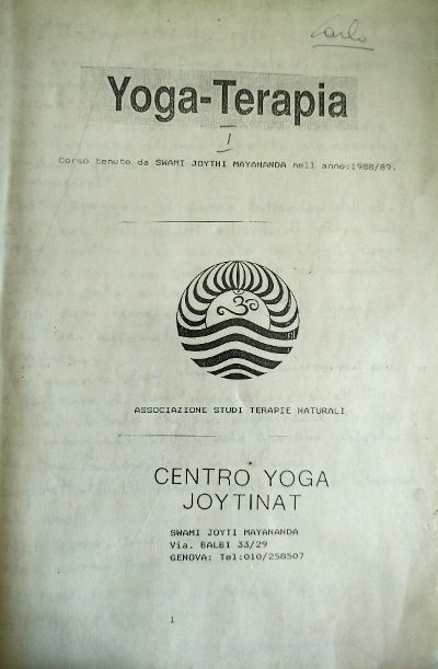 Yoga - Terapia