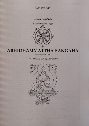 Canone pali Abhidhamma pitaka un manuale dell'abhidhamma